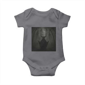 Wendigo Baby Onesie Gothic Horror Forest Demon Cryptid Occult Dark Fantasy TS10 Charcoal Print Your Wear