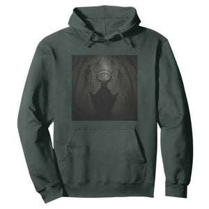 Wendigo Hoodie Gothic Horror Forest Demon Cryptid Occult Dark Fantasy TS10 Dark Forest Green Print Your Wear