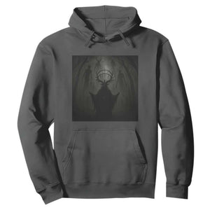 Wendigo Hoodie Gothic Horror Forest Demon Cryptid Occult Dark Fantasy TS10 Dark Heather Print Your Wear