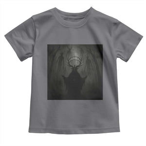 Wendigo Toddler T Shirt Gothic Horror Forest Demon Cryptid Occult Dark Fantasy TS10 Charcoal Print Your Wear