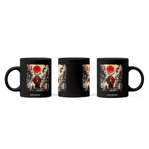 Samurai Wendigo Coffee Mug Japanese Vintage Graphic Ukiyo-e Art Funny Dark Fantasy TS10 Print Your Wear