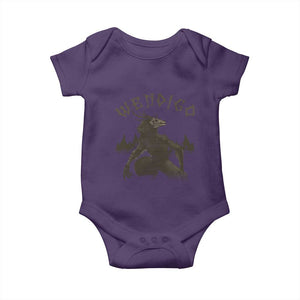 Wendigo Baby Onesie Horror Cryptid Occult Dark Fantasy TS10 Purple Print Your Wear