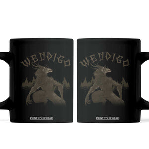 Wendigo Coffee Mug Horror Cryptid Occult Dark Fantasy TS10 Black Print Your Wear