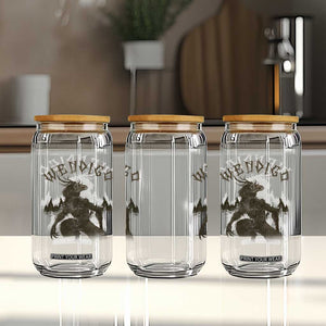 Wendigo Glass Can Horror Cryptid Occult Dark Fantasy TS10 Print Your Wear