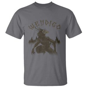 Wendigo T Shirt Horror Cryptid Occult Dark Fantasy TS10 Charcoal Print Your Wear