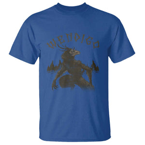 Wendigo T Shirt Horror Cryptid Occult Dark Fantasy TS10 Royal Blue Print Your Wear