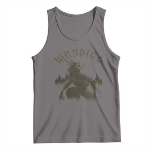 Wendigo Tank Top Horror Cryptid Occult Dark Fantasy TS10 Deep Heather Print Your Wear