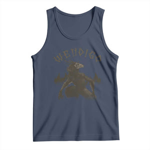 Wendigo Tank Top Horror Cryptid Occult Dark Fantasy TS10 Navy Print Your Wear