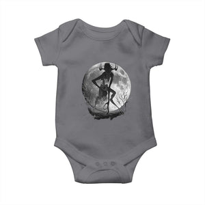 Wendigo Baby Onesie Cryptid Horror Moon Mythical Creature Halloween TS10 Charcoal Print Your Wear