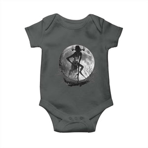 Wendigo Baby Onesie Cryptid Horror Moon Mythical Creature Halloween TS10 Dark Heather Print Your Wear