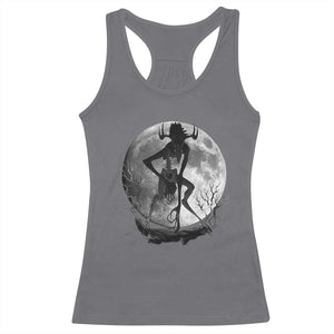 Wendigo Racerback Tank Top Cryptid Horror Moon Mythical Creature Halloween TS10 Charcoal Print Your Wear