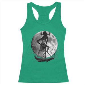Wendigo Racerback Tank Top Cryptid Horror Moon Mythical Creature Halloween TS10 Irish Green Print Your Wear