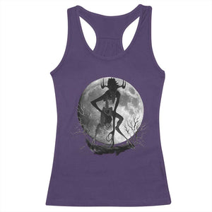Wendigo Racerback Tank Top Cryptid Horror Moon Mythical Creature Halloween TS10 Purple Print Your Wear