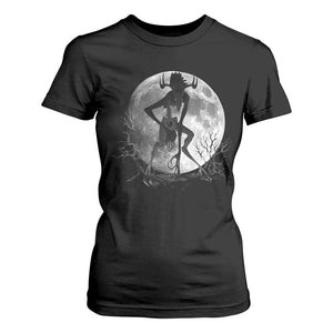 Wendigo T Shirt For Women Cryptid Horror Moon Mythical Creature Halloween TS10 Black Print Your Wear