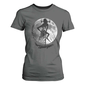 Wendigo T Shirt For Women Cryptid Horror Moon Mythical Creature Halloween TS10 Dark Heather Print Your Wear