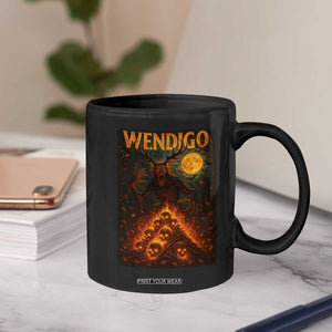 Wendigo Coffee Mug Halloween Cryptid Horror Mythical Creature TS10 Print Your Wear