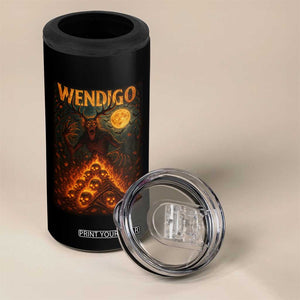 Wendigo 4 in 1 Can Cooler Tumbler Halloween Cryptid Horror Mythical Creature TS10 Print Your Wear