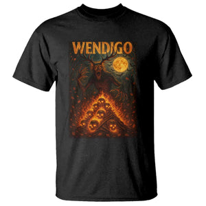 Wendigo T Shirt Halloween Cryptid Horror Mythical Creature TS10 Black Print Your Wear