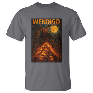 Wendigo T Shirt Halloween Cryptid Horror Mythical Creature TS10 Charcoal Print Your Wear