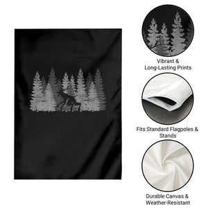 Wendigo Garden Flag Mountain Trees Cryptid Occult Dark Fantasy TS10 Print Your Wear
