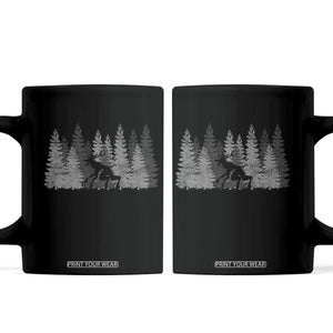 Wendigo Coffee Mug Mountain Trees Cryptid Occult Dark Fantasy TS10 Black Print Your Wear