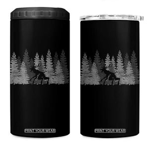 Wendigo 4 in 1 Can Cooler Tumbler Mountain Trees Cryptid Occult Dark Fantasy TS10 One Size: 16 oz Black Print Your Wear