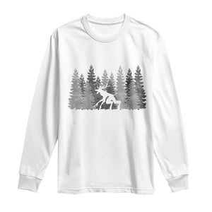 Wendigo Long Sleeve Shirt Mountain Trees Cryptid Occult Dark Fantasy TS10 White Print Your Wear