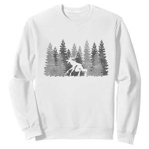 Wendigo Sweatshirt Mountain Trees Cryptid Occult Dark Fantasy TS10 White Print Your Wear