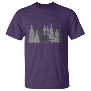 Wendigo T Shirt Mountain Trees Cryptid Occult Dark Fantasy TS10 Purple Print Your Wear