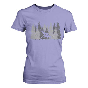Wendigo T Shirt For Women Mountain Trees Cryptid Occult Dark Fantasy TS10 Violet Print Your Wear