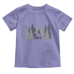 Wendigo Toddler T Shirt Mountain Trees Cryptid Occult Dark Fantasy TS10 Violet Print Your Wear
