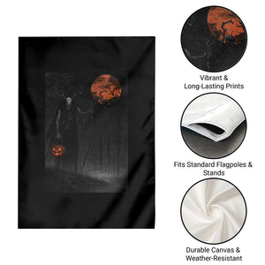 Halloween Wendigo Garden Flag Scary Pumpkin Moon TS10 Print Your Wear