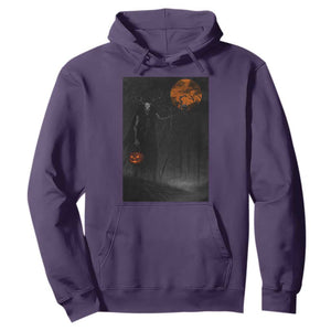 Halloween Wendigo Hoodie Scary Pumpkin Moon TS10 Purple Print Your Wear