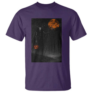 Halloween Wendigo T Shirt Scary Pumpkin Moon TS10 Purple Print Your Wear