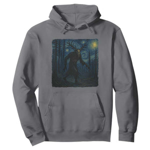 Wendigo Starry Night Hoodie Van Gogh Dark Fantasy Cryptid Lovers TS10 Charcoal Print Your Wear