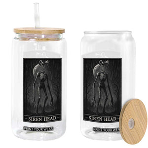 Siren Head Glass Can Tarot Card Horror American Cryptid TS10 Print Your Wear
