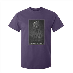 Siren Head T Shirt For Kid Tarot Card Horror American Cryptid TS10 Purple Print Your Wear
