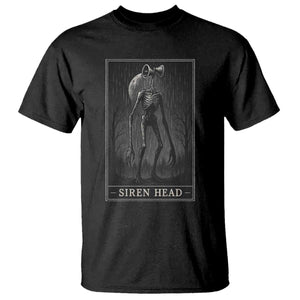 Siren Head T Shirt Tarot Card Horror American Cryptid TS10 Black Print Your Wear