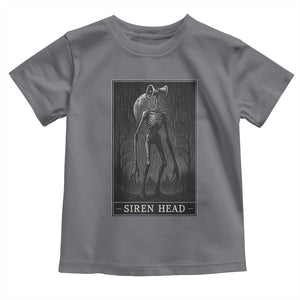 Siren Head Toddler T Shirt Tarot Card Horror American Cryptid TS10 Charcoal Print Your Wear