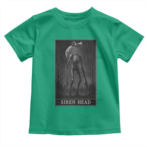 Siren Head Toddler T Shirt Tarot Card Horror American Cryptid TS10 Irish Green Print Your Wear