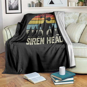 Siren Head Throw Blanket Retro American Cryptid TS10 Print Your Wear