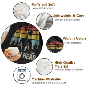 Siren Head Throw Blanket Retro American Cryptid TS10 Print Your Wear