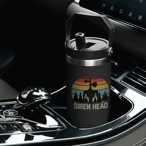 Siren Head Flip Straw Tumbler Retro American Cryptid TS10 Print Your Wear