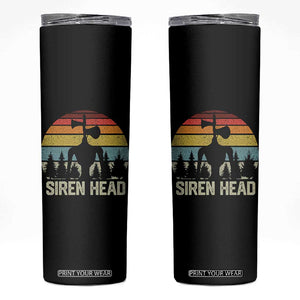 Siren Head Skinny Tumbler Retro American Cryptid TS10 Black Print Your Wear
