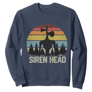 Siren Head Sweatshirt Retro American Cryptid TS10 Navy Print Your Wear