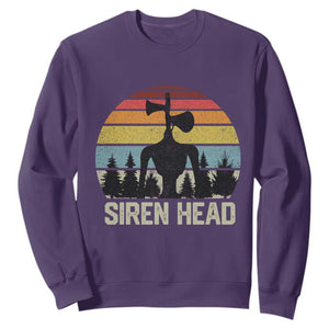 Siren Head Sweatshirt Retro American Cryptid TS10 Purple Print Your Wear