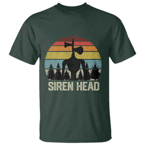 Siren Head T Shirt Retro American Cryptid TS10 Dark Forest Green Print Your Wear