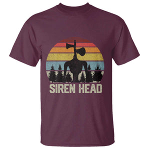 Siren Head T Shirt Retro American Cryptid TS10 Maroon Print Your Wear