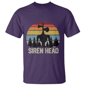Siren Head T Shirt Retro American Cryptid TS10 Purple Print Your Wear
