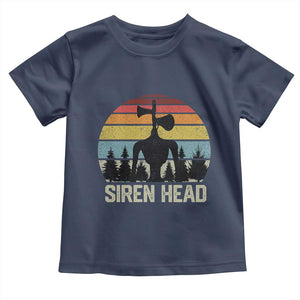 Siren Head Toddler T Shirt Retro American Cryptid TS10 Navy Print Your Wear